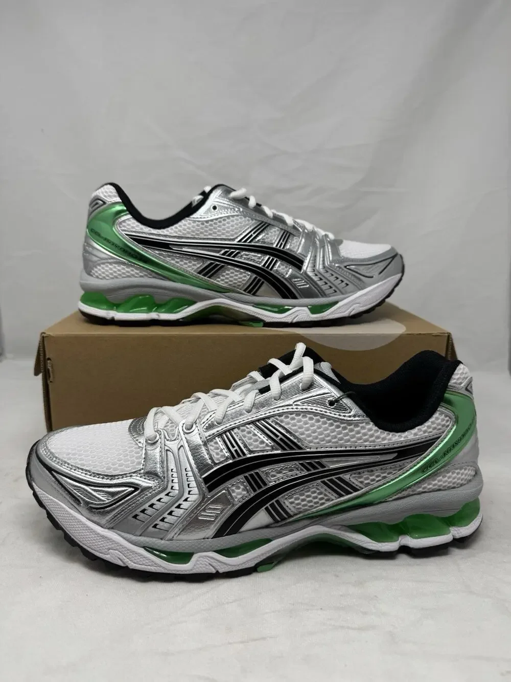 Size 11 - ASICS Gel Kayano 14 White Malachite Green